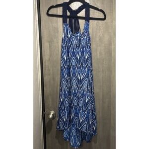 Profile By Gottex Mesh Swim Cover Up Size US Medium graphic print hi-low hem